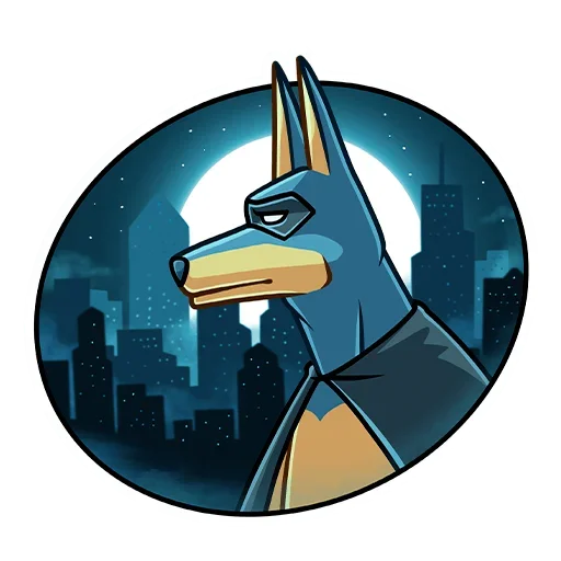 🌃 Стикер «Джеф» для Telegram