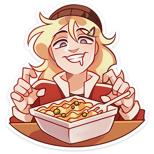 🍝 Стикер «Женя» для Telegram