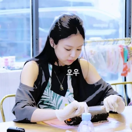 🤍 Стикер «JENNIE V4» для Telegram