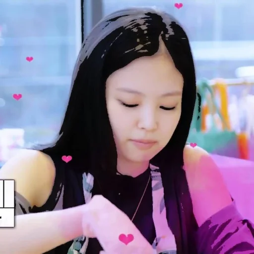 🤍 Стикер «JENNIE V4» для Telegram