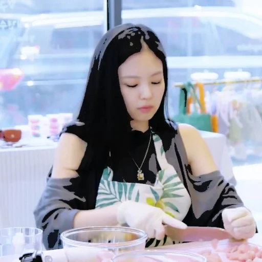 🤍 Стикер «JENNIE V4» для Telegram