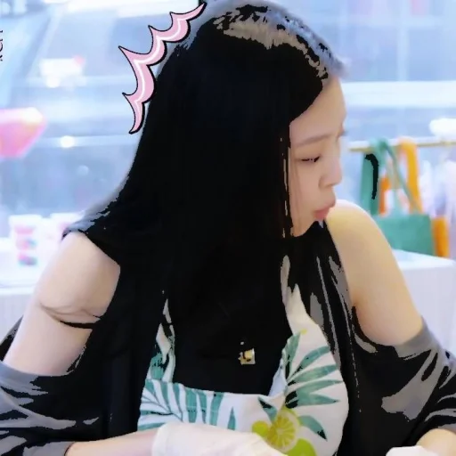 🤍 Стикер «JENNIE V4» для Telegram