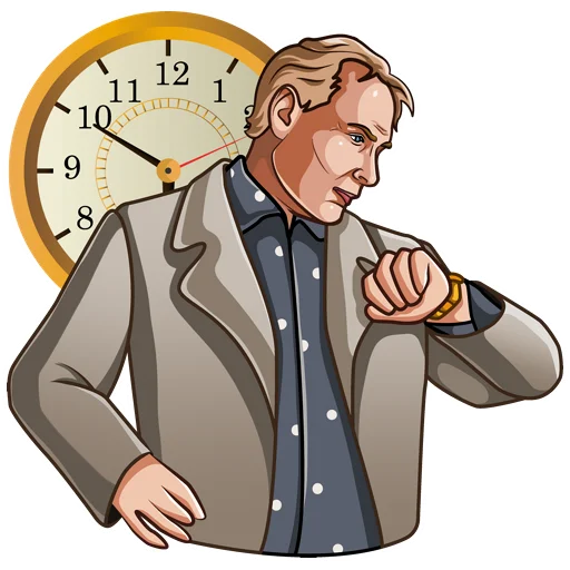 ⌚️ Стикер «Jerry Murdock» для Telegram