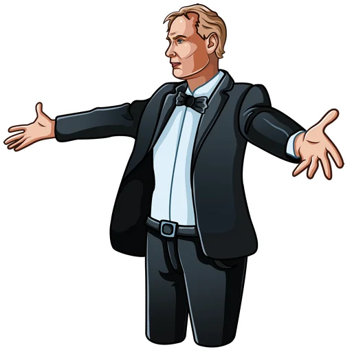 🙌 Стикер «Jerry Murdock» для Telegram