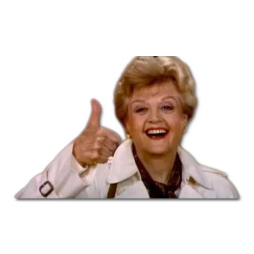 👍 Стикер «Murder, She Wrote» для Telegram
