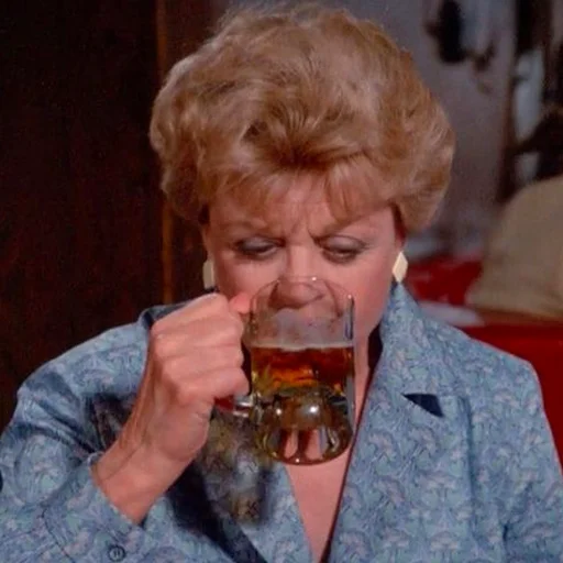 🍺 Стикер «Murder, She Wrote» для Telegram