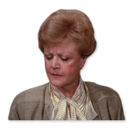 😪 Стикер «Murder, She Wrote» для Telegram
