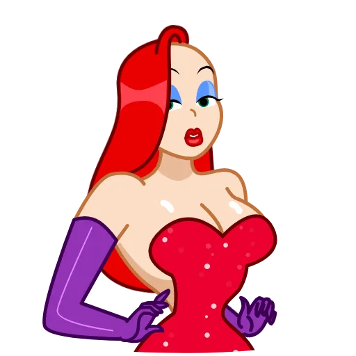😑 Стикер «Jessica Rabbit» для Telegram