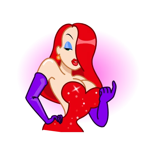 😏 Стикер «Jessica Rabbit» для Telegram