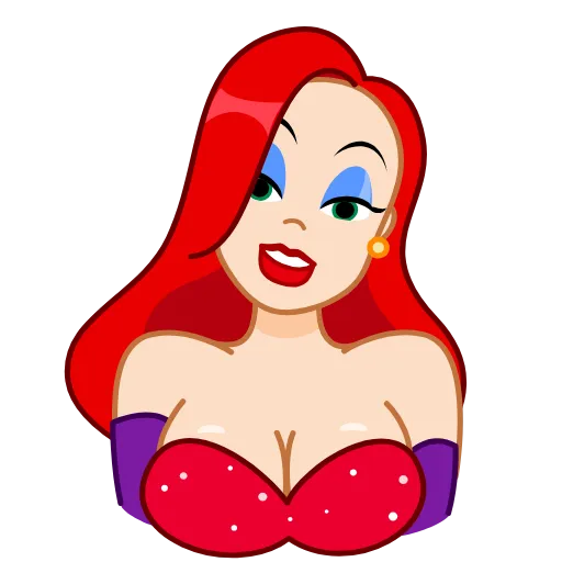 🤪 Стикер «Jessica Rabbit» для Telegram