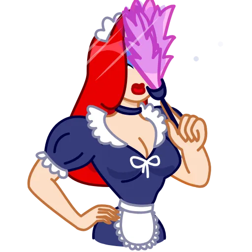 🧹 Стикер «Jessica Rabbit» для Telegram