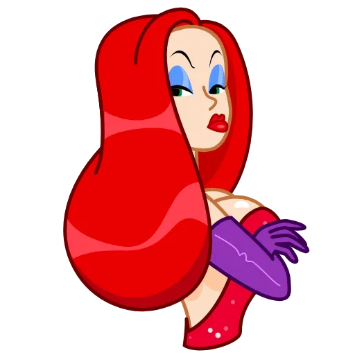 😤 Стикер «Jessica Rabbit» для Telegram