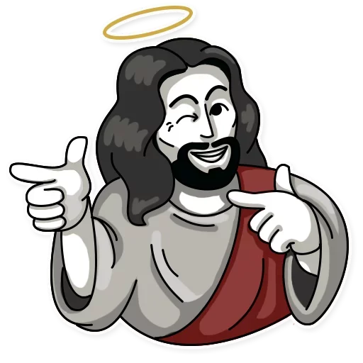 Стикерпак Jesus для Telegram — скачать