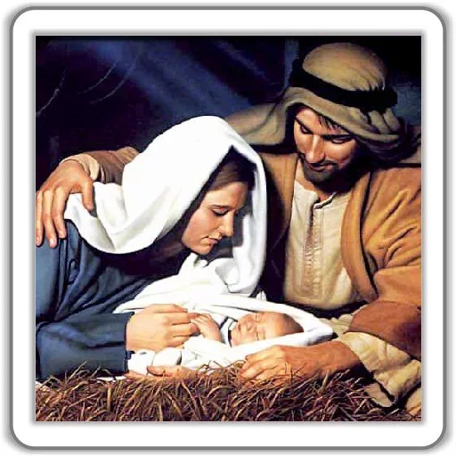 😇 Стикер «Jesus Born» для Telegram