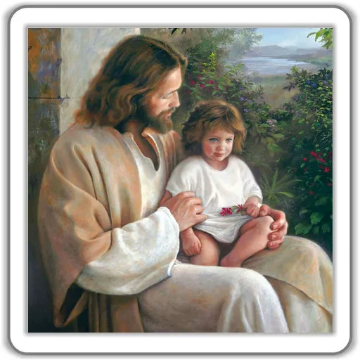 😇 Стикер «Jesus Born» для Telegram