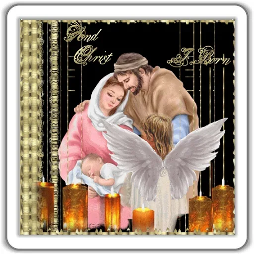 😇 Стикер «Jesus Born» для Telegram