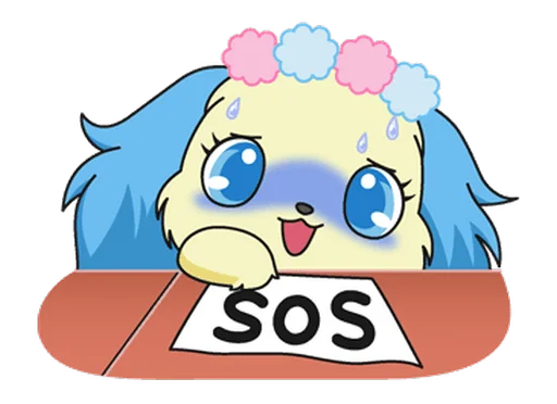 🆘 Стикер «jewelpet» для Telegram