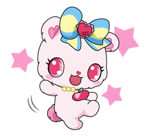 🥳 Стикер «jewelpet» для Telegram