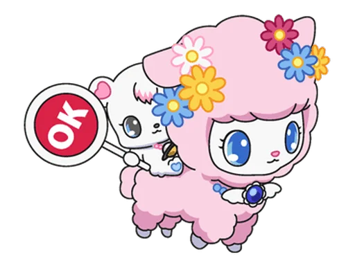🆗 Стикер «jewelpet» для Telegram