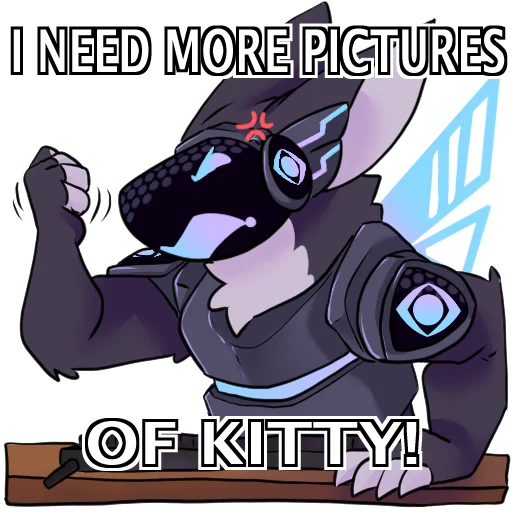 Стикерпак JF_Kitty для Telegram — скачать
