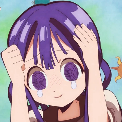 💜 Стикер «Jibaku Shounen Hanako-kun» для Telegram