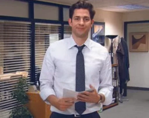 🙏 Стикер «JIM Halpert» для Telegram