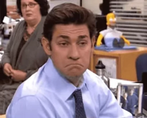 🤷 Стикер «JIM Halpert» для Telegram