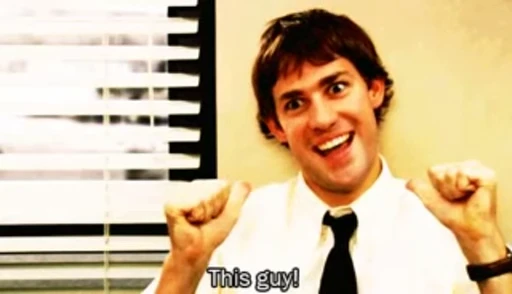 😌 Стикер «JIM Halpert» для Telegram