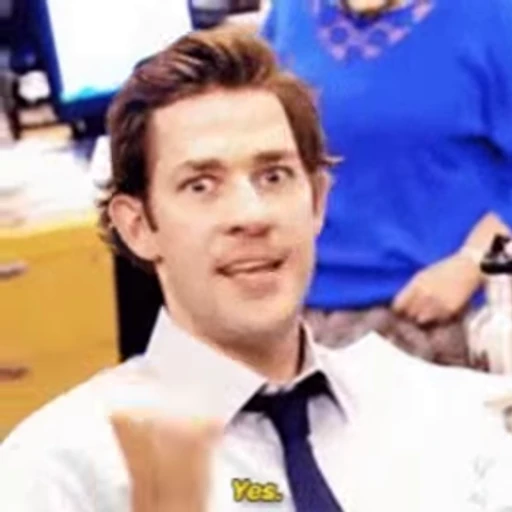 🥳 Стикер «JIM Halpert» для Telegram