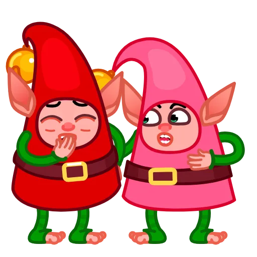 Стикерпак Christmas Elf для Telegram — скачать