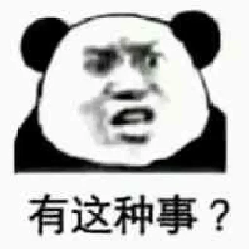 🙎‍♂️ Стикер «熊猫金馆长» для Telegram