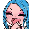 😆 Эмодзи «Jinx ➜» для Telegram