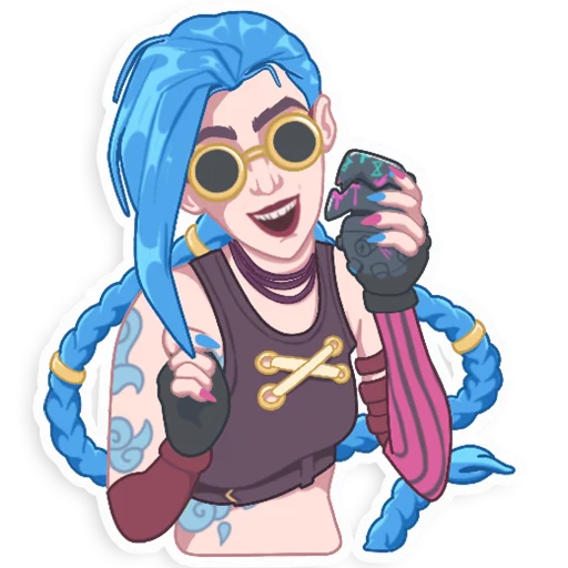 Стикерпак jinx_ для Telegram — скачать