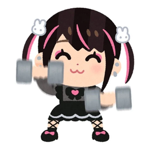 💪 Стикер «jirai chan» для Telegram