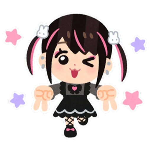 Стикерпак jirai chan для Telegram — скачать