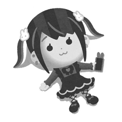 🫥 Стикер «jirai chan» для Telegram