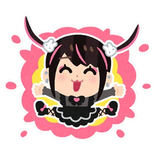 🥳 Стикер «jirai chan» для Telegram