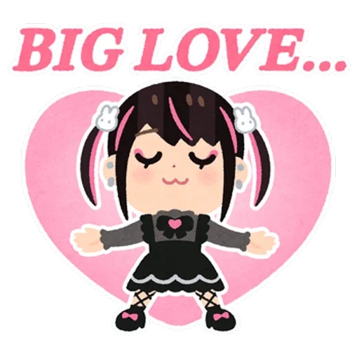 🩷 Стикер «jirai chan» для Telegram