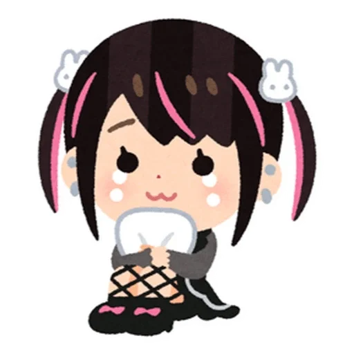 🥲 Стикер «jirai chan» для Telegram