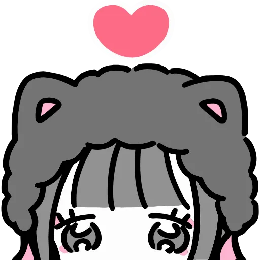 ❤️ Эмодзи «Jirai Girl» для Telegram