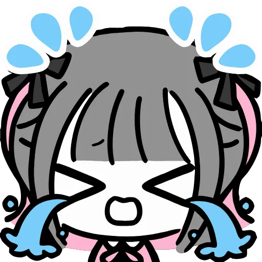 😭 Эмодзи «Jirai Girl» для Telegram