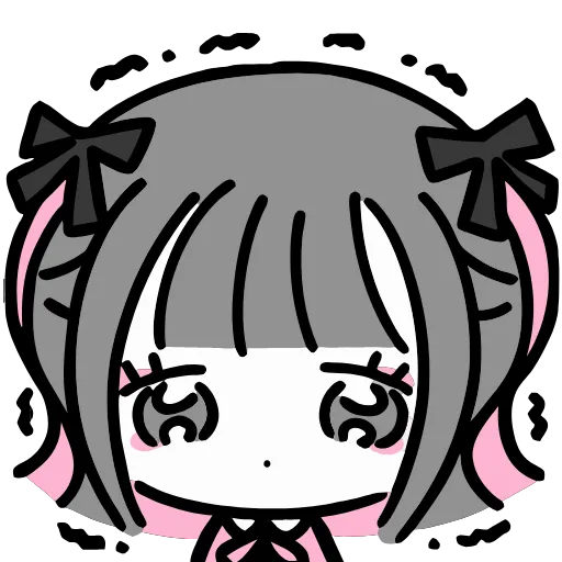 😥 Эмодзи «Jirai Girl» для Telegram