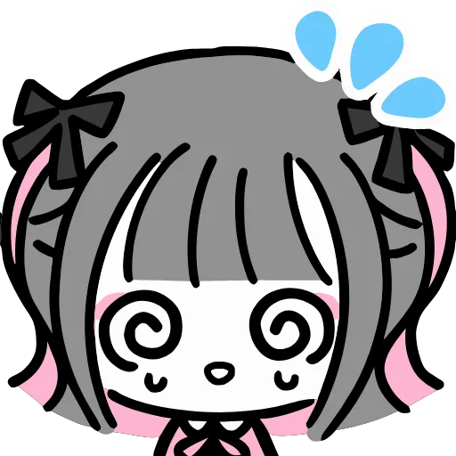 😵‍💫 Эмодзи «Jirai Girl» для Telegram