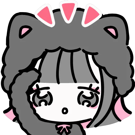 🫡 Эмодзи «Jirai Girl» для Telegram