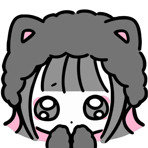 Стикерпак Jirai Girl для Telegram