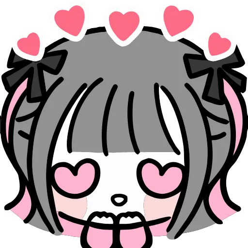 😍 Эмодзи «Jirai Girl» для Telegram