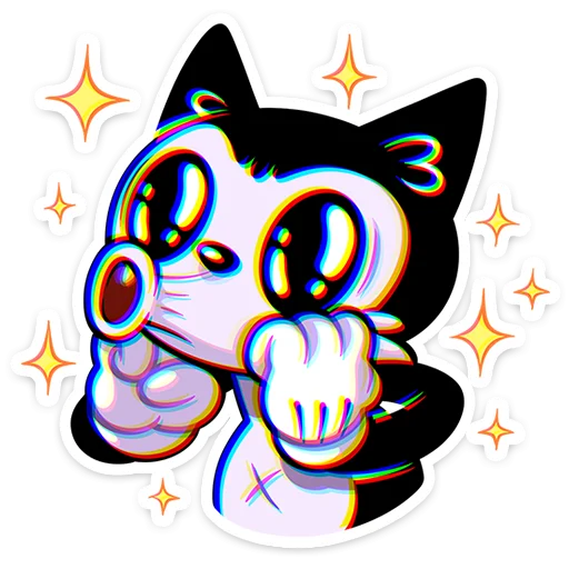 ⭐ Стикер «Ретрокот Джо» для Telegram