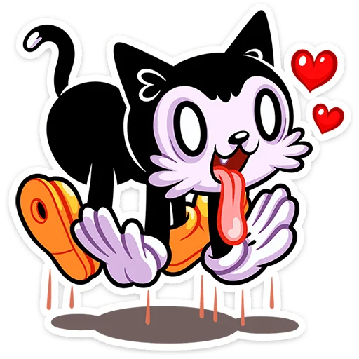 😍 Стикер «Кот Джо - без глитч эффектов» для Telegram