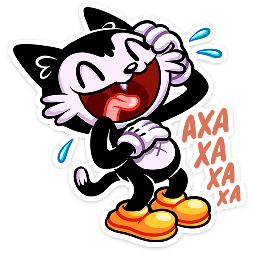 😆 Стикер «Кот Джо - без глитч эффектов» для Telegram