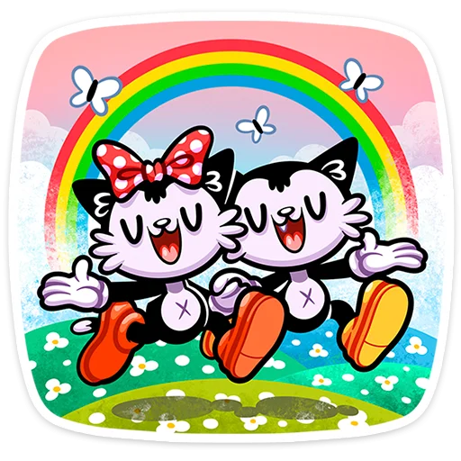 ⭐ Стикер «Кот Джо - без глитч эффектов» для Telegram